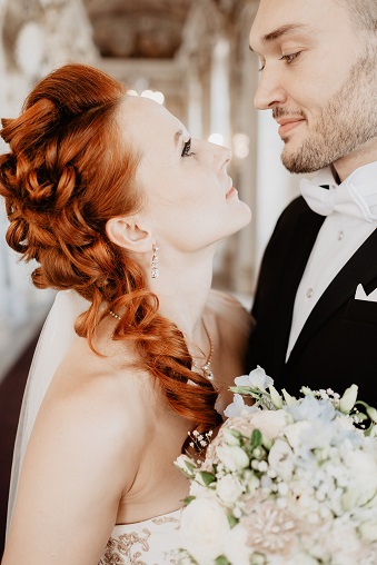 Brautstyling Hochzeit Lea in Ludwigsburg – Make-up und Frisur von Rachele Marzano